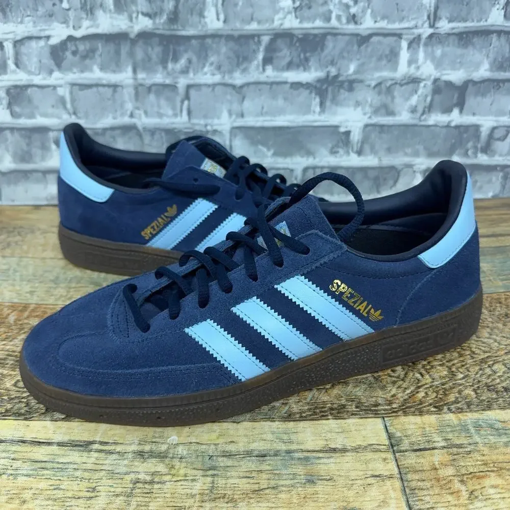 Adidas Originals Handball Spezial Navy Gum Suede Shoes BD7633 Mens Size 8 New